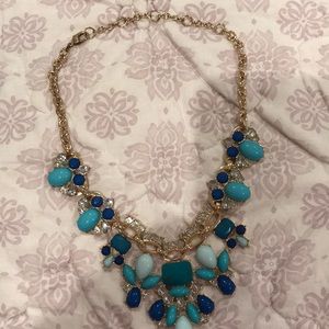 Blue and turquoise necklace
